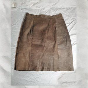 Vintage Leather Skirt -